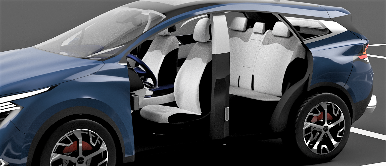 起亚运动混合动力汽车